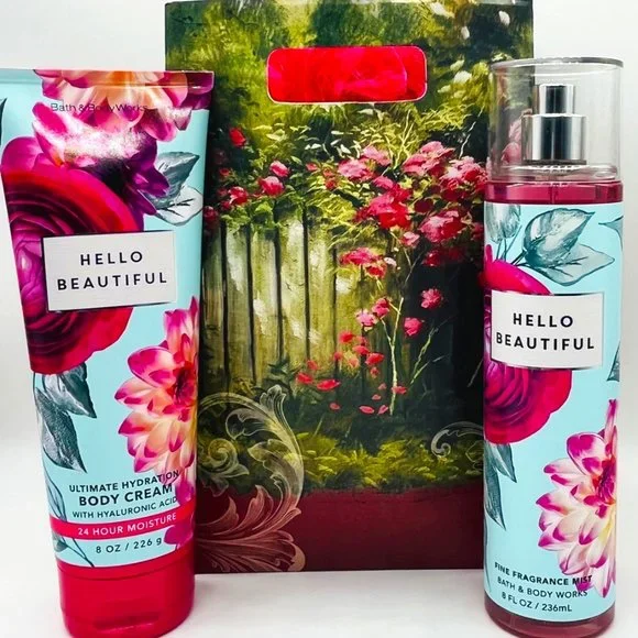 Bath Body Works Bath Body Bbw Hello Beautiful Gift Set